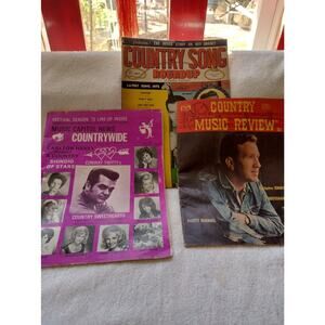 Country Music Mags 60's-70's Country Song Roundup, Music Review, Countrywide, 3